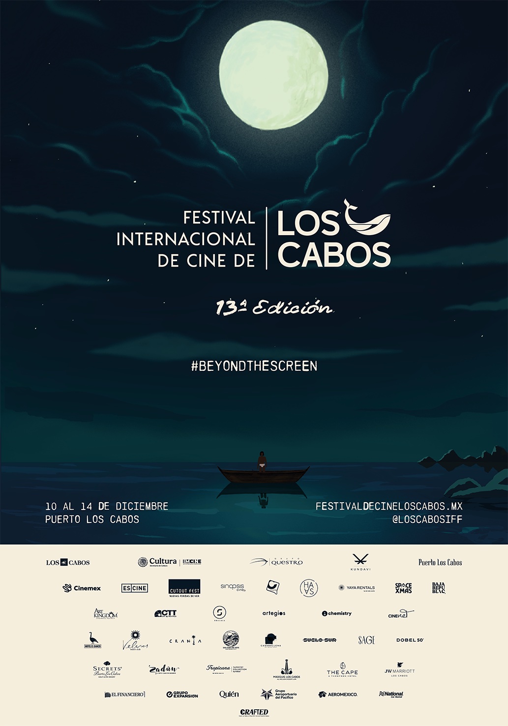 Cartel oficial edición 2025 — #BeyondTheScreen